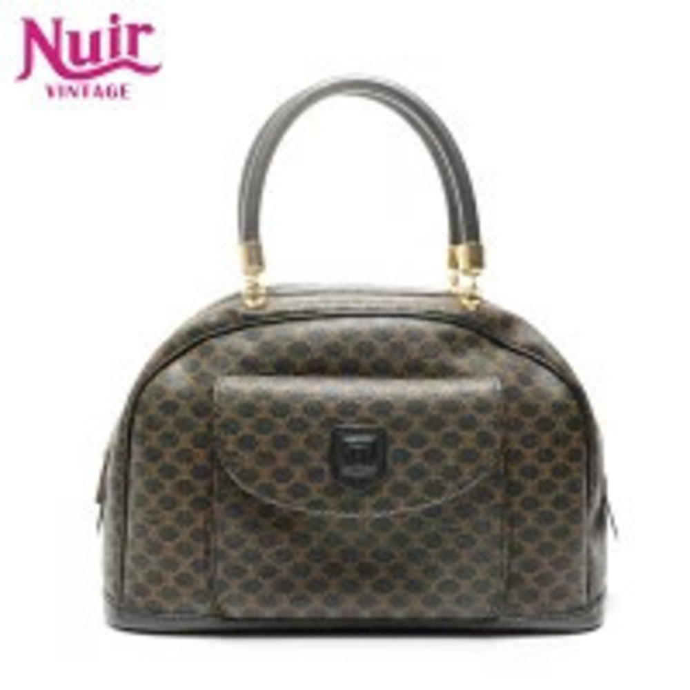 Celine Macadam Handbag Black